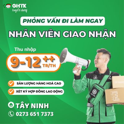 GHTK Tuyển Nhân Viên Giao/Nhận Xe Máy(Shipper)