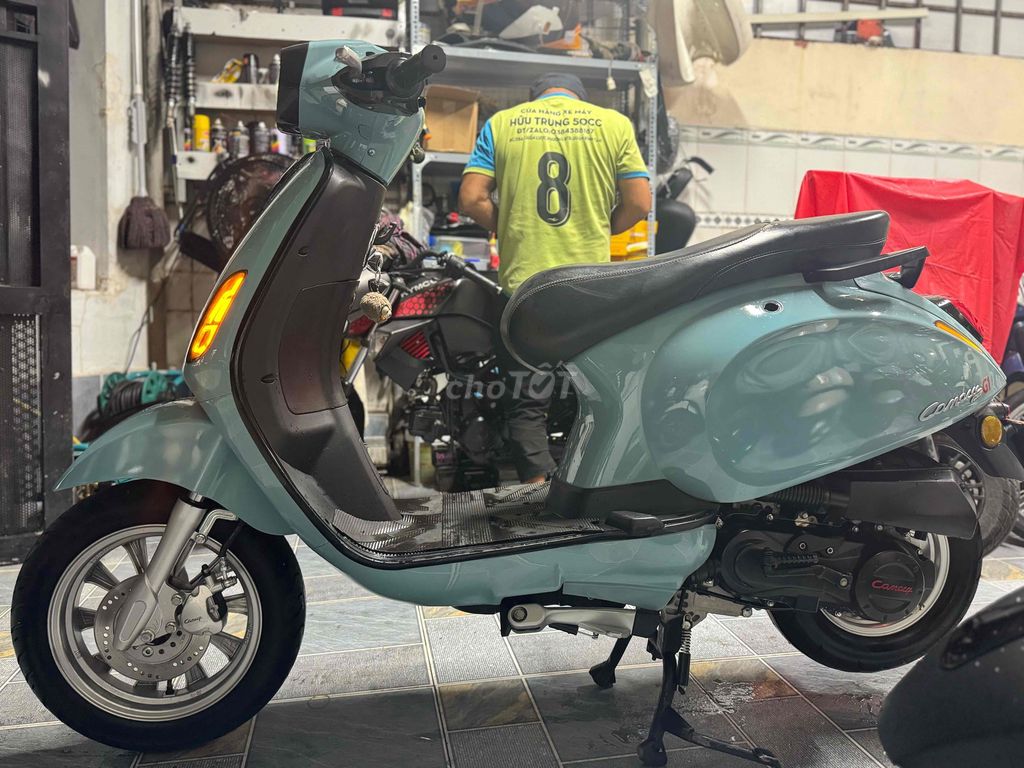 Vespa 50cc Canely giấy tờ đầy đủ máy êm zin. Mua bán Xe máy tại Quận Bình Tân Tp Hồ Chí Minh được đăng bởi Hữu Trung hình 4