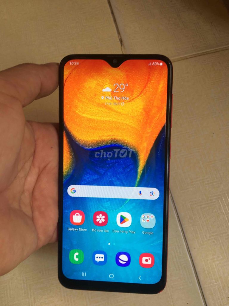 samsung a20 ram 3/32g màn amoled