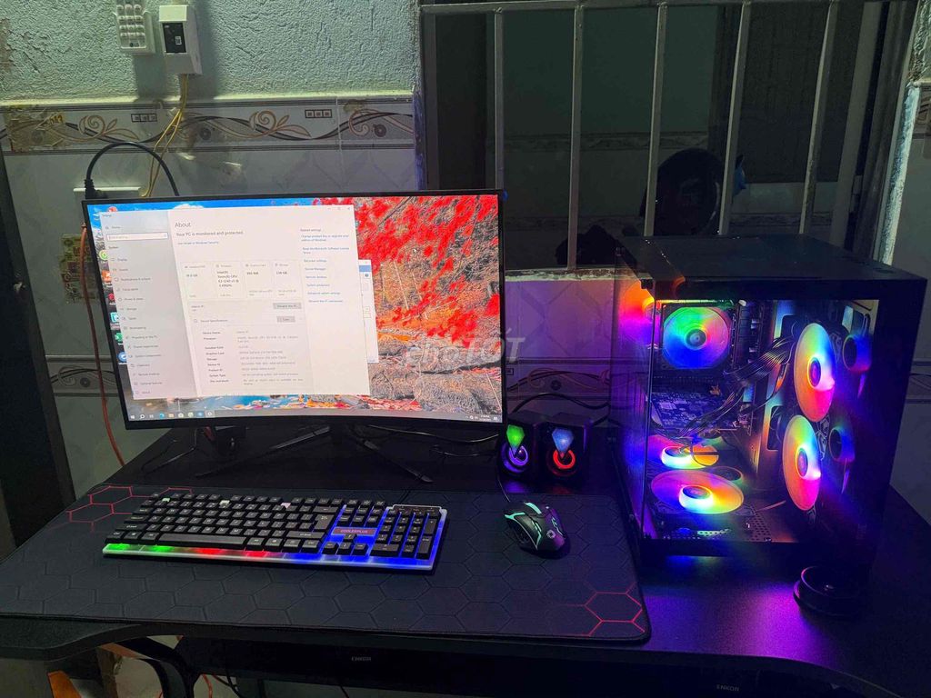 Máy tính để bàn 24 inch màn hình cong. Mua bán Máy tính để bàn tại Thị xã Tân Uyên Bình Dương được đăng bởi DINH NGOC hình 1