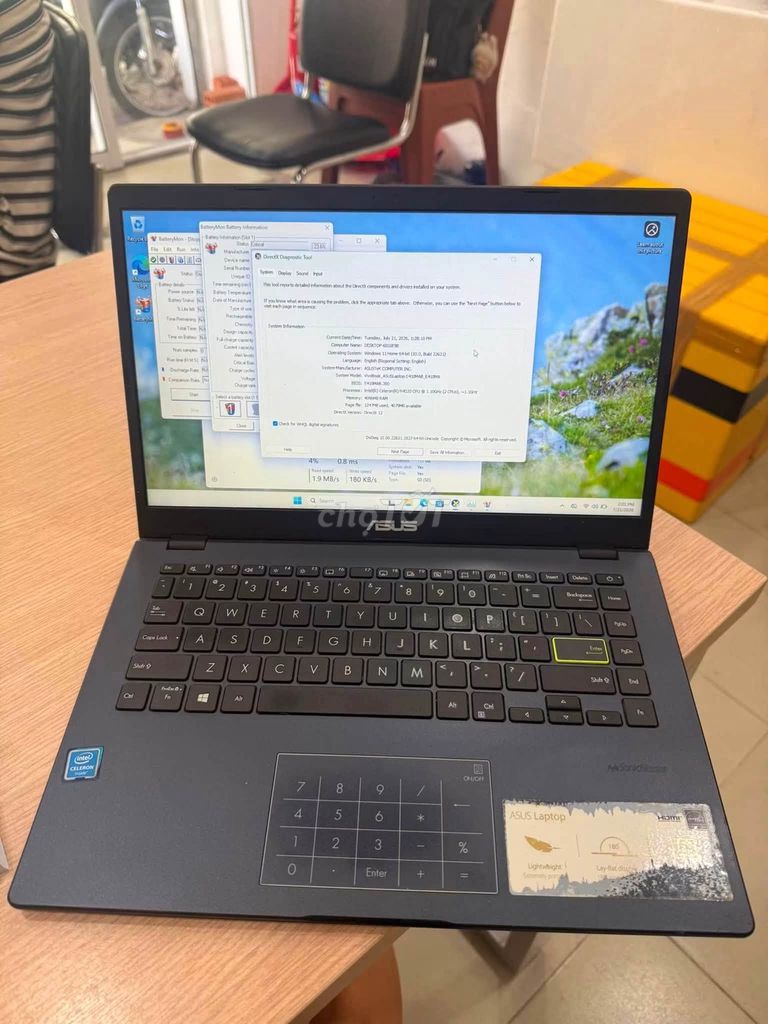 Asus Vivobook E410 Celeron N4020 4GB/128GB Like New. Mua bán Laptop tại Quận 10 Tp Hồ Chí Minh được đăng bởi Hội Đồ Điện Tử hình 1