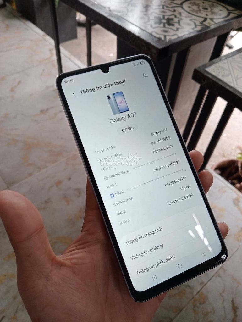 Samsung A07 4GB/64GB Xám 5G. Mua bán Điện thoại tại Quận 10 Tp Hồ Chí Minh được đăng bởi Hội Đồ Điện Tử hình 1