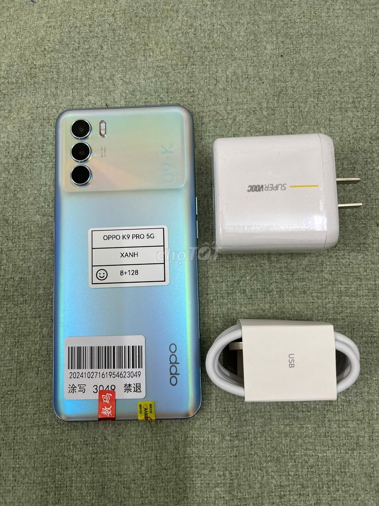 Oppo K9 Pro 8/128 sạc 65w super vooc TRẢ GÓP- COD