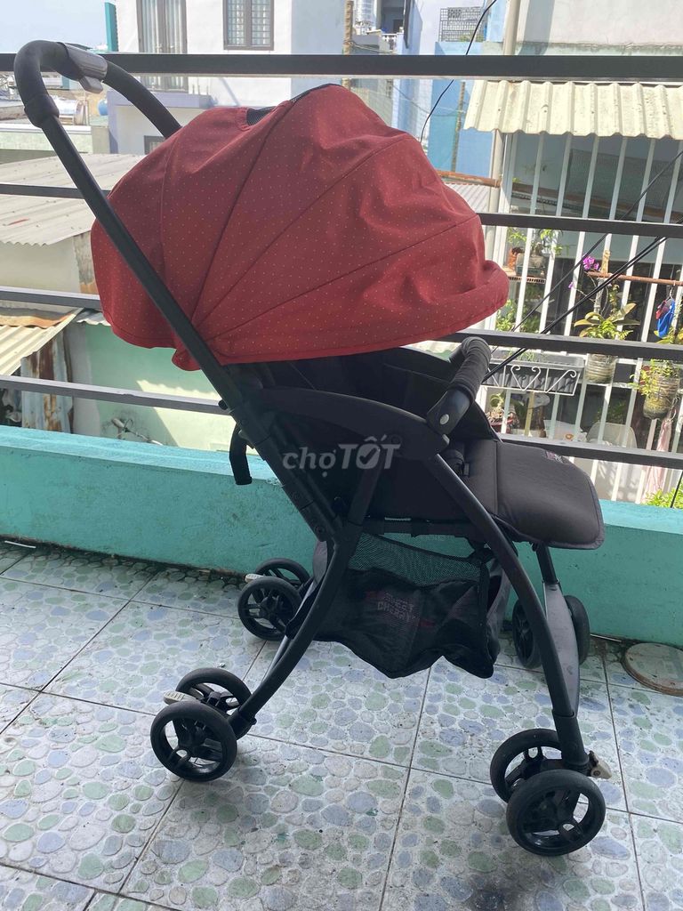 Xe đẩy em bé 2 chiều 3 tư thế màu Đỏ. Mua bán Mẹ và bé tại Quận Bình Tân Tp Hồ Chí Minh được đăng bởi PTA hình 1