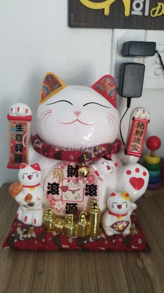 Thanh lý Tượng trang trí Mèo Thần Tài size lớn. Mua bán Đồ sưu tầm, đồ cổ tại Quận 12 Tp Hồ Chí Minh được đăng bởi thu nguyen hình 1