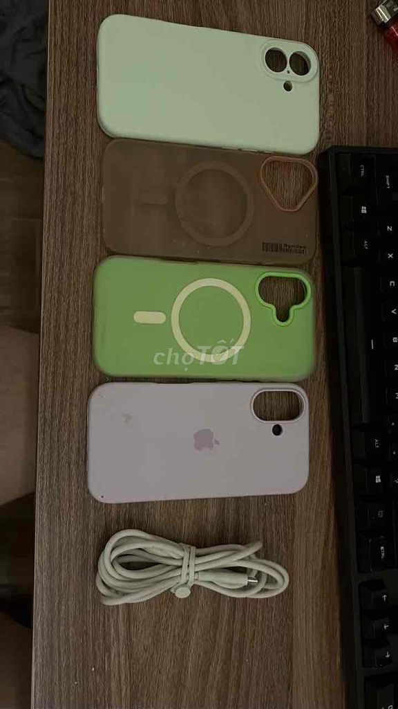Ốp lưng Apple iPhone 16 Base Silicon. Mua bán Phụ kiện (Màn hình, Chuột...) tại Thành phố Thái Bình Thái Bình được đăng bởi vũ hùng mạnh hình 1