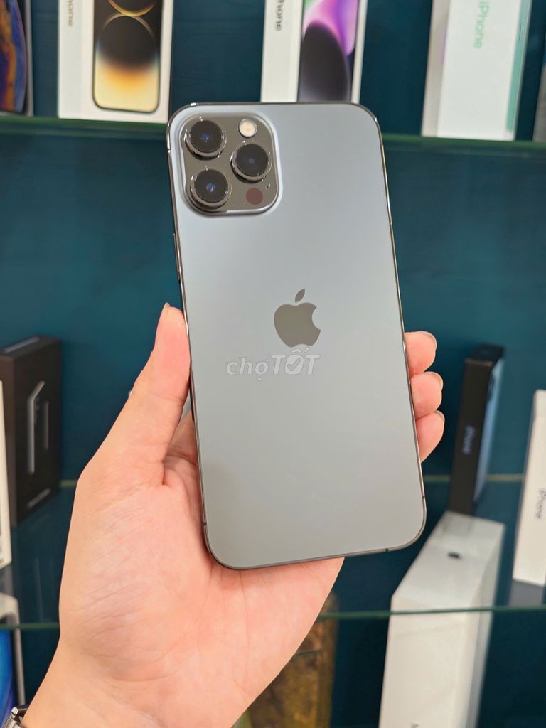 iPhone 12 Pro Max 256GB Xám Zin Áp Màn Chấm Kim. Mua bán Điện thoại tại Quận Phú Nhuận Tp Hồ Chí Minh được đăng bởi TYMO Việt Nam hình 1