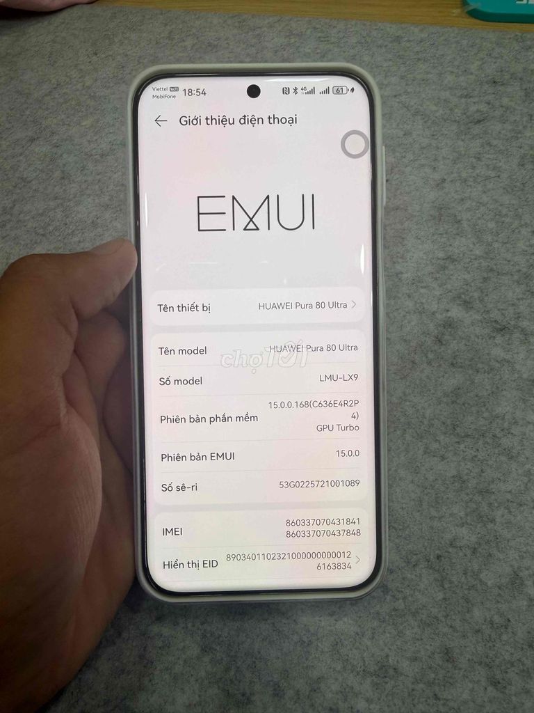 Huawei Pura 80 Ultra 16GB/512GB Đã sử dụng. Mua bán Điện thoại tại Quận 11 Tp Hồ Chí Minh được đăng bởi chuối hình 1