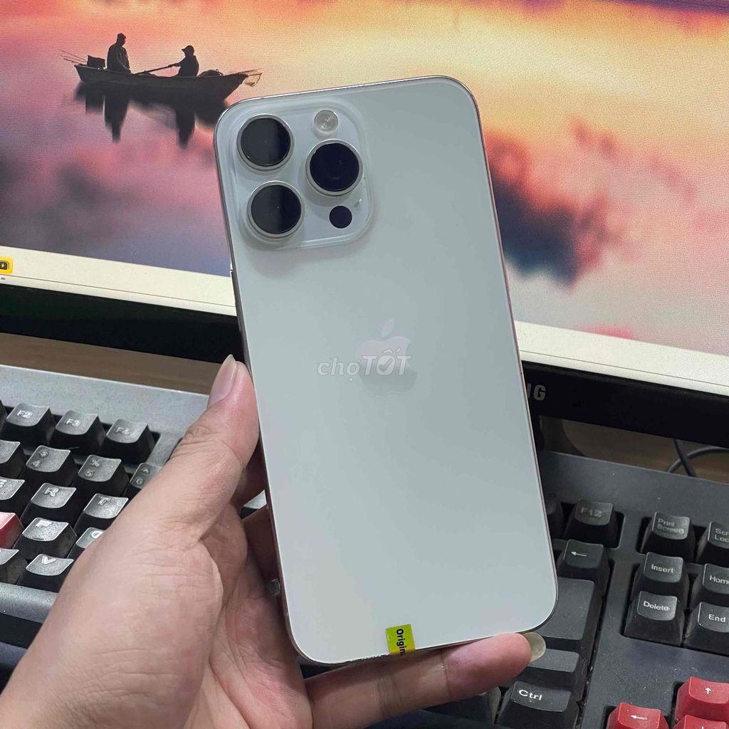 15 Pro Max 256GB Trắng zin full chức năng. có góp. Mua bán Điện thoại tại Thành phố Biên Hòa Đồng Nai được đăng bởi Đạt mobile hình 1
