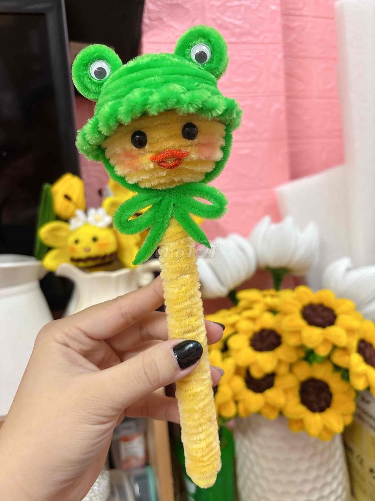 Đồ chơi kẽm nhung nhiều màu an toàn