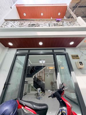 NHÀ PHỐ ĐÚC 1 LẦU ĐƯỜNG HT 35. NGAY BIA TIGER, CẤU VƯỢT TÂN THỚI HIỆP