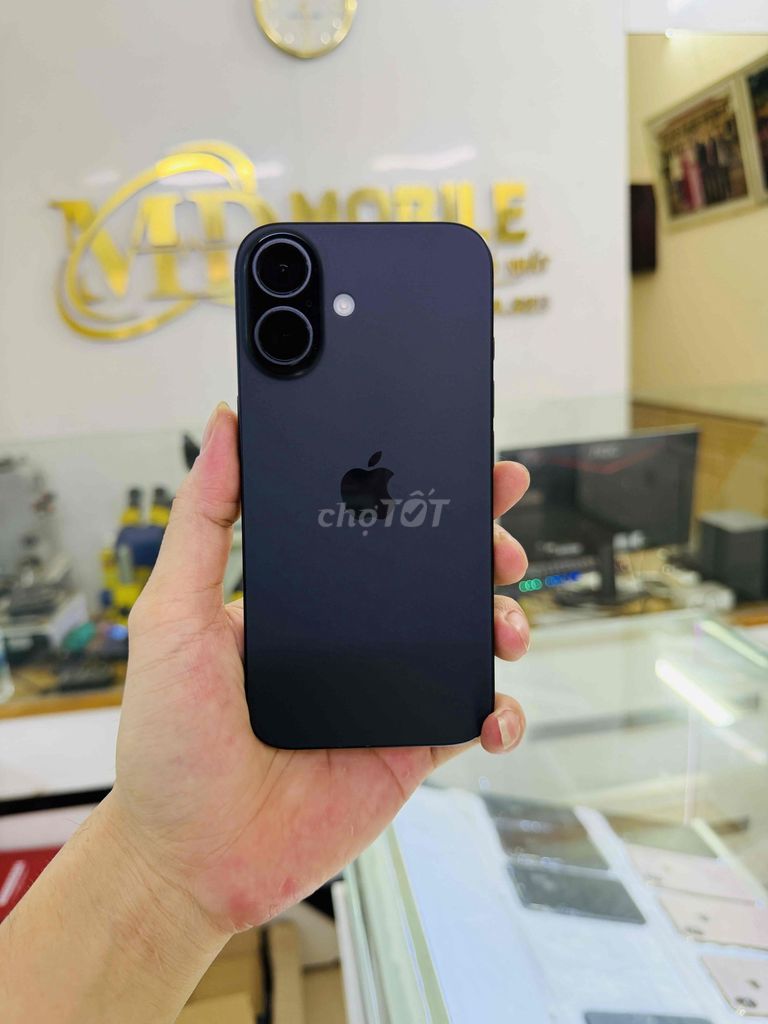 Apple iPhone 16 128GB Đen 99% mới. Mua bán Điện thoại tại Huyện Trực Ninh Nam Định được đăng bởi Mạnh Dũng Mobile hình 1