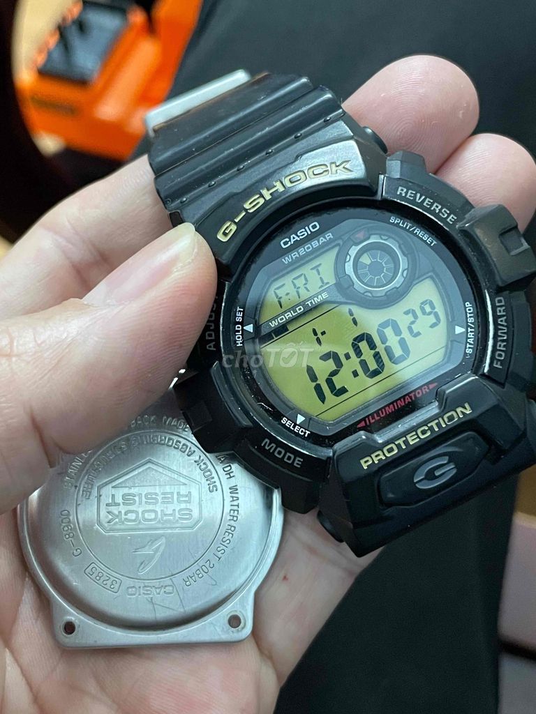 G SHOCK 8900 DÂY 2 LỖ RƠI 1 BÊN