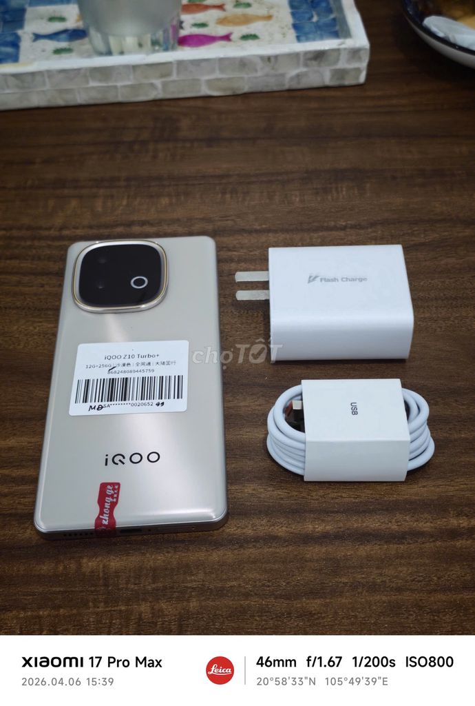 Vivo IQOO Z10 Turbo Plus 12/256 sạc80w có ship COD. Mua bán Điện thoại tại Quận Hoàng Mai Hà Nội được đăng bởi Trần Ngọc Hiếu hình 1