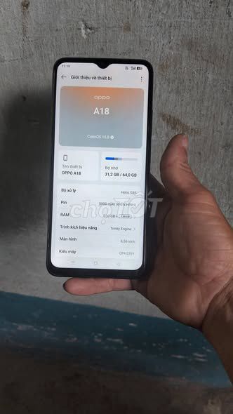 Oppo A18 64GB Đen. Mua bán Điện thoại tại Quận 1 Tp Hồ Chí Minh được đăng bởi Hội Đồ Điện Tử hình 1