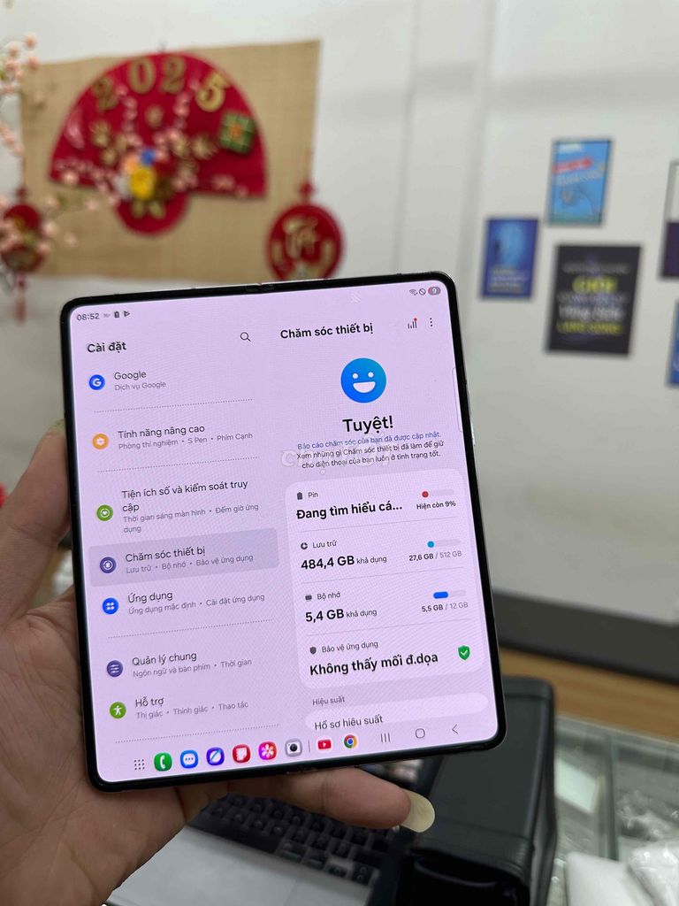 Samsung Galaxy Z Fold5 Xanh Dương 512GB. Mua bán Điện thoại tại Quận Đống Đa Hà Nội được đăng bởi Hanoimobile MTC hình 2