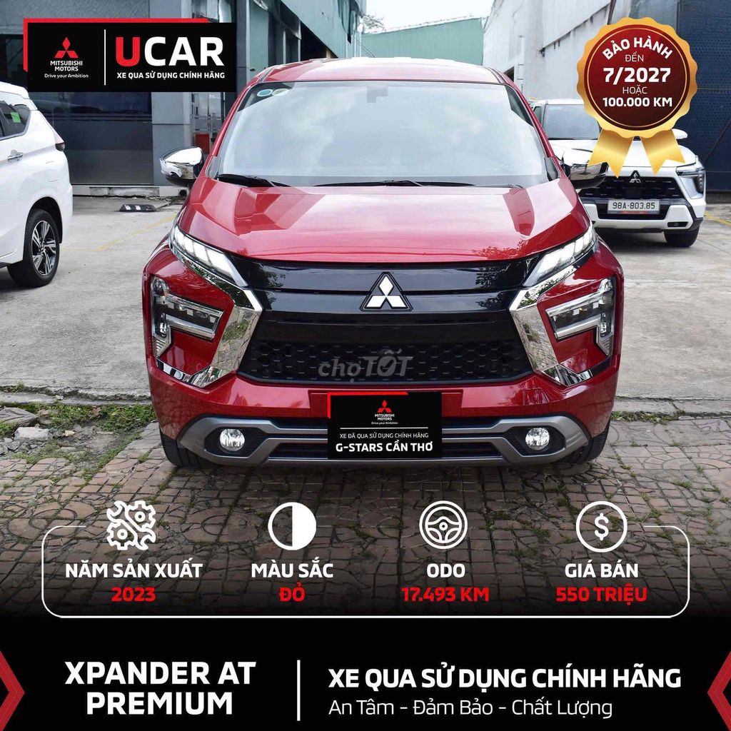 Mitsubishi Xpander 2023 Premium 1.5 AT - 18000 km. Mua bán Ô tô tại Quận Cái Răng Cần Thơ được đăng bởi Minh MITSUBISHI CẦN THƠ hình 1