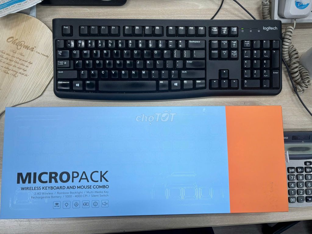 Bộ bàn phím chuột MicroPack KM-269W Không dây. Mua bán Phụ kiện (Màn hình, Chuột...) tại Quận 3 Tp Hồ Chí Minh được đăng bởi TÂN THÀNH KÔNG hình 1