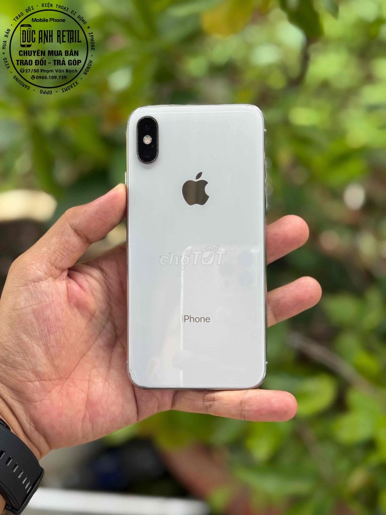 Apple iPhone X 256GB Trắng Đã sử dụng. Mua bán Điện thoại tại Thành phố Buôn Ma Thuột Đắk Lắk được đăng bởi Đức Anh Retail hình 1