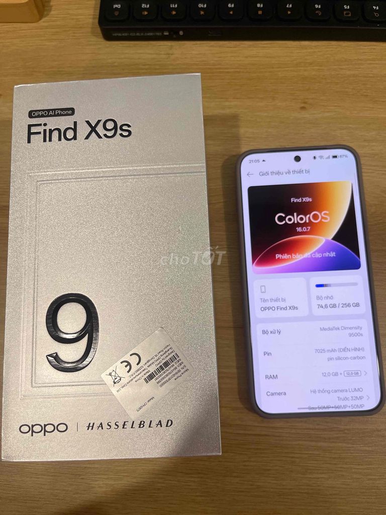 OPPO Find X9s 256GB Midnight Grey. Mua bán Điện thoại tại Thành phố Thủ Đức Tp Hồ Chí Minh được đăng bởi Chung hình 1