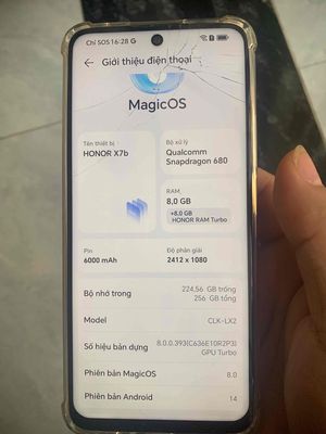 Honor X7b 256GB