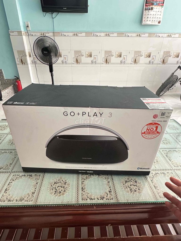 Loa Harman Kardon Go + Play 3 Đen. Mua bán Tivi, Âm thanh tại Huyện Bình Chánh Tp Hồ Chí Minh được đăng bởi Xe Điện Sài Gòn hình 1