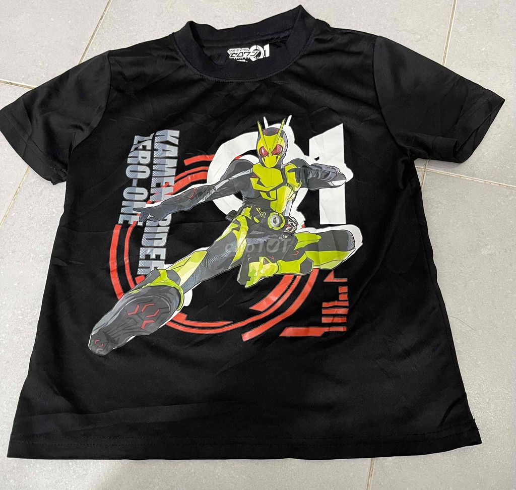 Áo thun thể thao bé Kamen Rider hiệu Nhật size 130