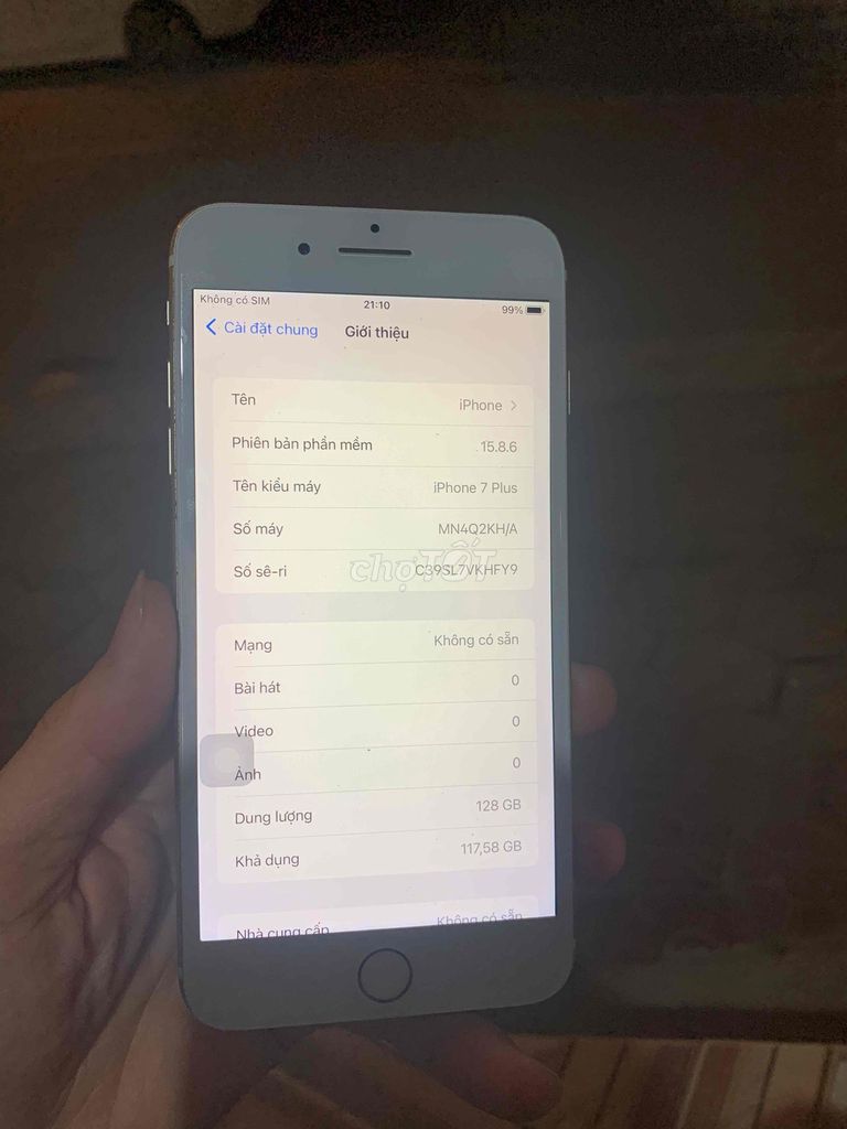 Apple iPhone 7 Plus 128GB Vàng Đã sử dụng. Mua bán Điện thoại tại Quận Bắc Từ Liêm Hà Nội được đăng bởi hiep hình 1