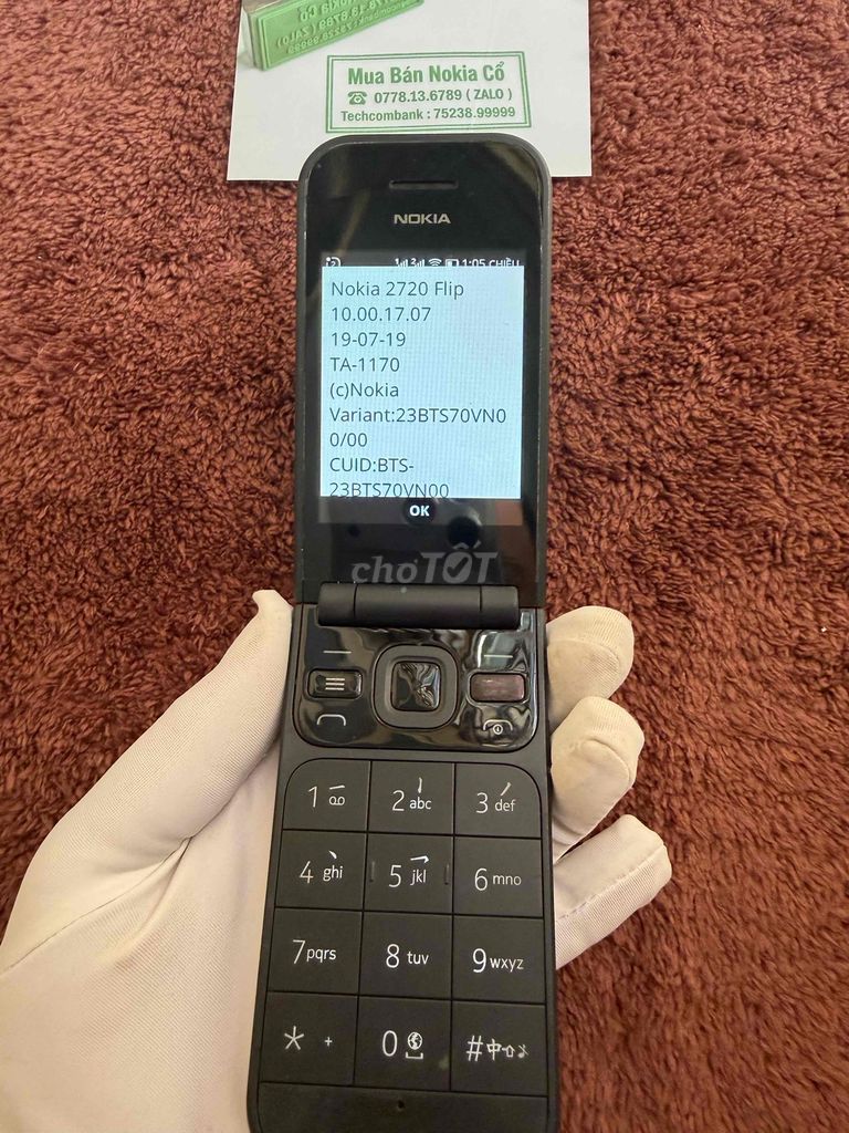 2720 Flip Gập 4G 2 sim Wifi+phát Wifi hàng FPT. Mua bán Điện thoại tại Quận 10 Tp Hồ Chí Minh được đăng bởi Mua Bán Nokia Cổ hình 1