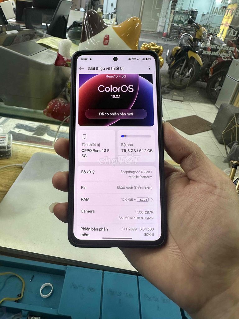 Oppo Reno 13F 5G 512GB Đen. Mua bán Điện thoại tại Quận Bình Thạnh Tp Hồ Chí Minh được đăng bởi Nguyễn Đức hình 1