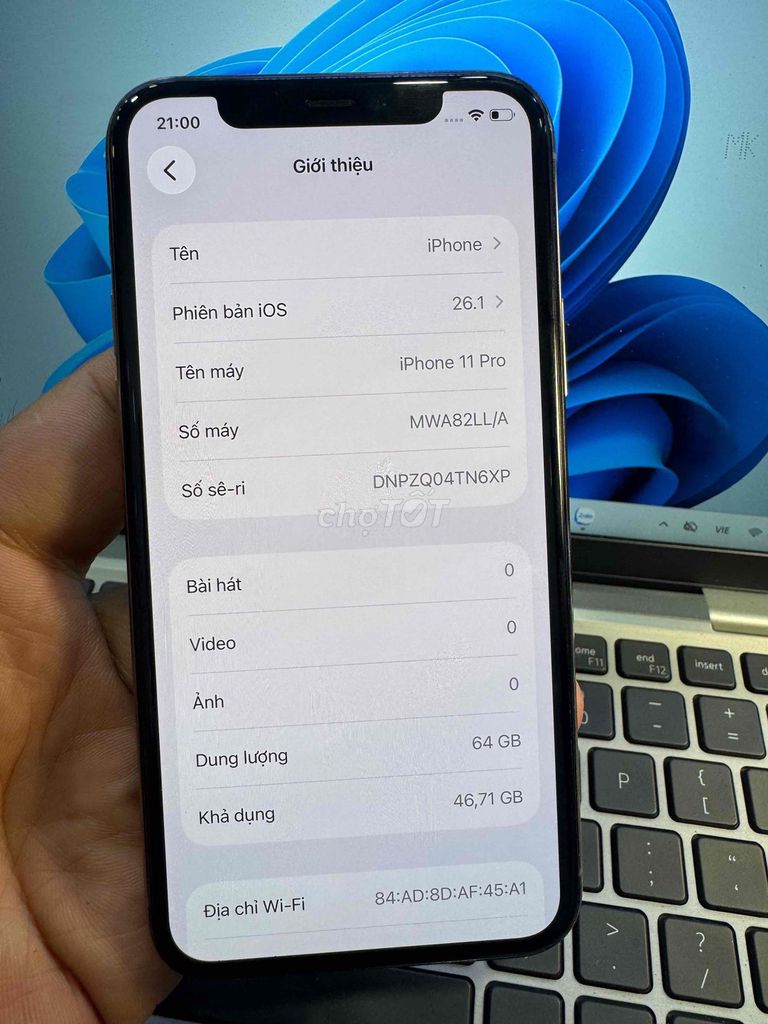 iPhone 11 Pro 64GB Vàng. Mua bán Điện thoại tại Quận 6 Tp Hồ Chí Minh được đăng bởi QUỐC THIÊN BÁN GÓP 0 ĐỒNG  hình 1