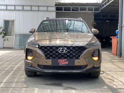 Hyundai Santafe 2019 2.2D Premium 2 cầu, màu nâu