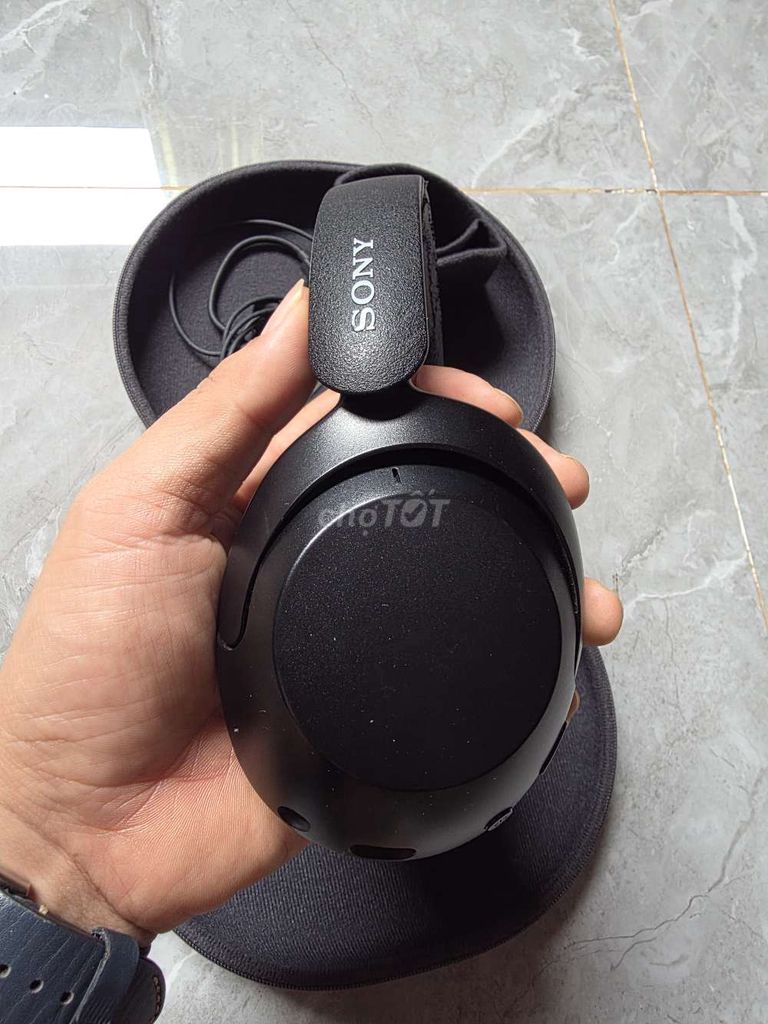 Tai nghe Sony WH-910N Đen Tặng đế kim loại. Mua bán Tivi, Âm thanh tại Huyện Ea H'leo Đắk Lắk được đăng bởi Tony hình 1