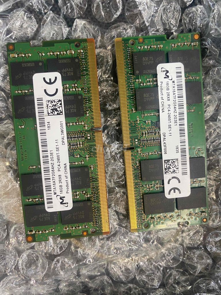 Ram dùng cho Laptop 16G Pc4 bus 2400mhz zin usa