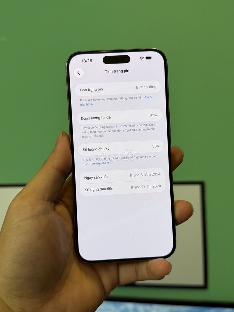 😶‍🌫️iphone 15 pro max quốc tế 256gb zin không lỗi . Mua bán Điện thoại tại Quận Thanh Xuân Hà Nội được đăng bởi Thành Vũ Mobile hình 1