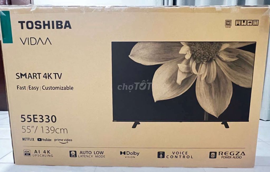 TV 4K TOSHIBA 55E330MP 55in 4K Giọng Nói BH 7/2025