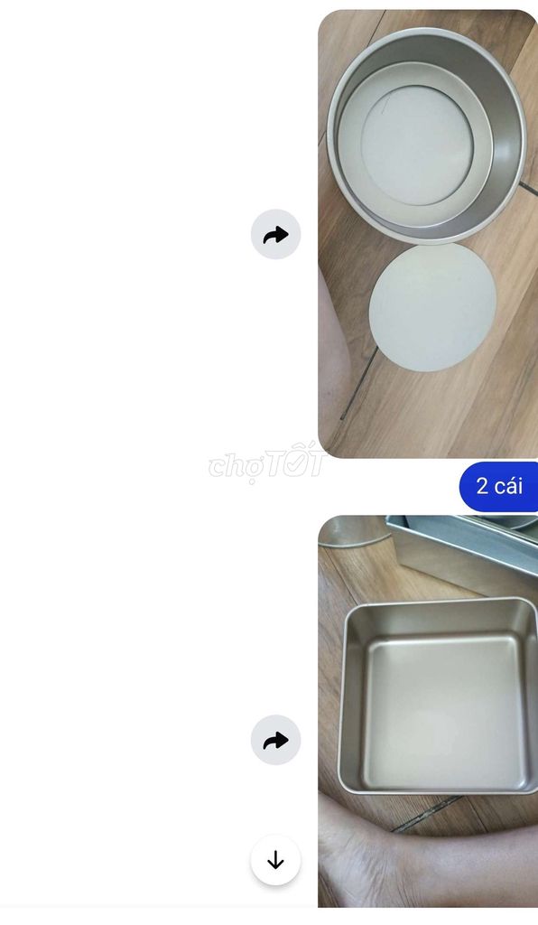 Khuôn làm bánh kim loại mới 100%. Mua bán Dụng cụ nhà bếp tại Quận 4 Tp Hồ Chí Minh được đăng bởi Dzung Lê hình 1