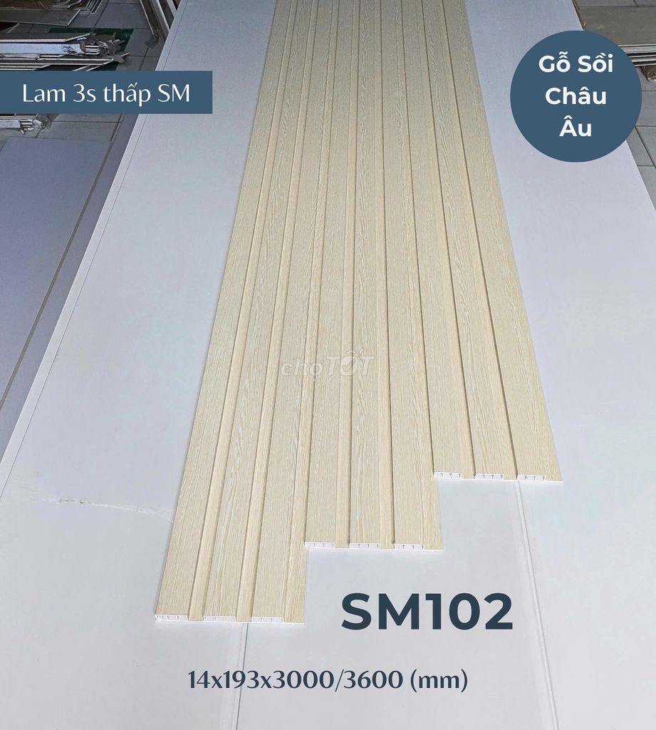 Tấm ốp Nano Lam 3 sóng SM ( Siêu Cứng )