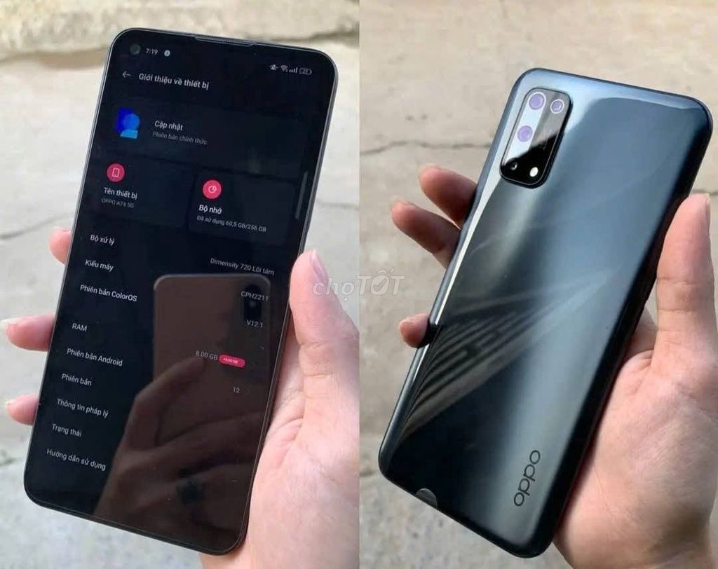 Oppo A74 5G 256GB Đen. Mua bán Điện thoại tại Quận Bình Thạnh Tp Hồ Chí Minh được đăng bởi Hội Đồ Điện Tử hình 1