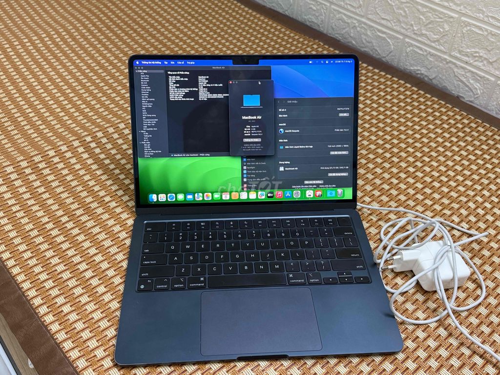 Macbook Air M2 bản chính hãng VN/A Pin 100