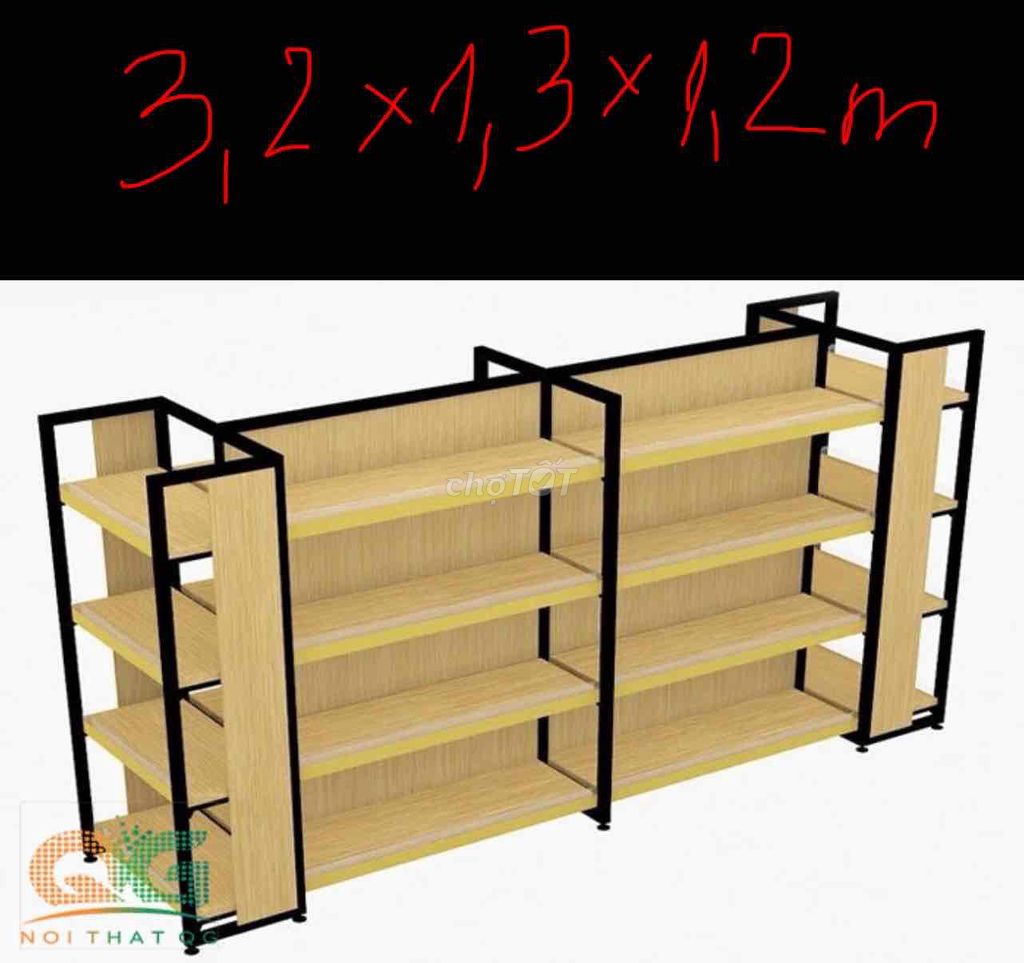 Thanh lý kệ gỗ trưng bày shop gỗ đẹp. Mua bán Tủ, kệ gia đình tại Quận 12 Tp Hồ Chí Minh được đăng bởi Ly hình 1