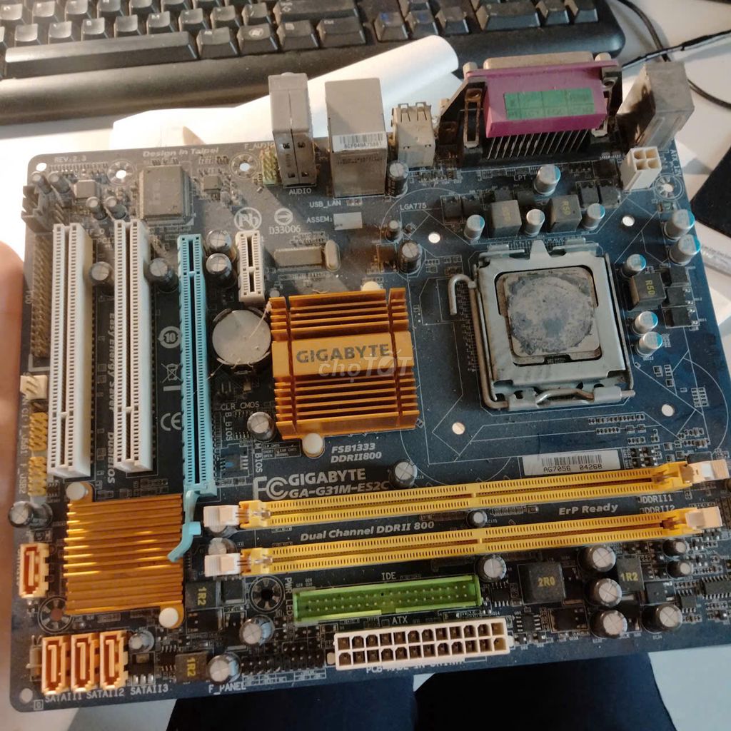 Bo mạch chủ Gigabyte GA-G31M-ES2C. Mua bán Linh kiện (RAM, Card...) tại Huyện Thái Thụy Thái Bình được đăng bởi Sơn Đặng hình 1