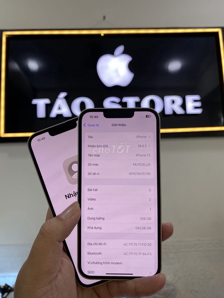 iphone 13 256Gb zin full đẹp quốc tế KHÔNG báo ảo. Mua bán Điện thoại tại Thành phố Buôn Ma Thuột Đắk Lắk được đăng bởi Mạnh Quang vũ hình 1