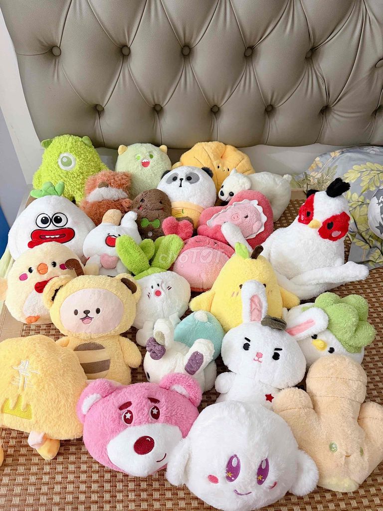 Gấu bông Vải bông Nhiều màu