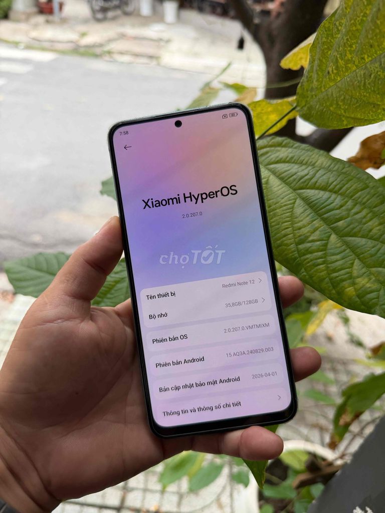 Xiaomi Redmi Note 12 8GB 128GB Xanh lá gl. Mua bán Điện thoại tại Quận Tân Phú Tp Hồ Chí Minh được đăng bởi nguyen son  hình 1