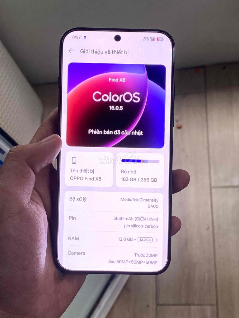 Oppo Find X8 Đen 256GB. Mua bán Điện thoại tại Quận Đống Đa Hà Nội được đăng bởi Đinh Quang Đạt hình 1