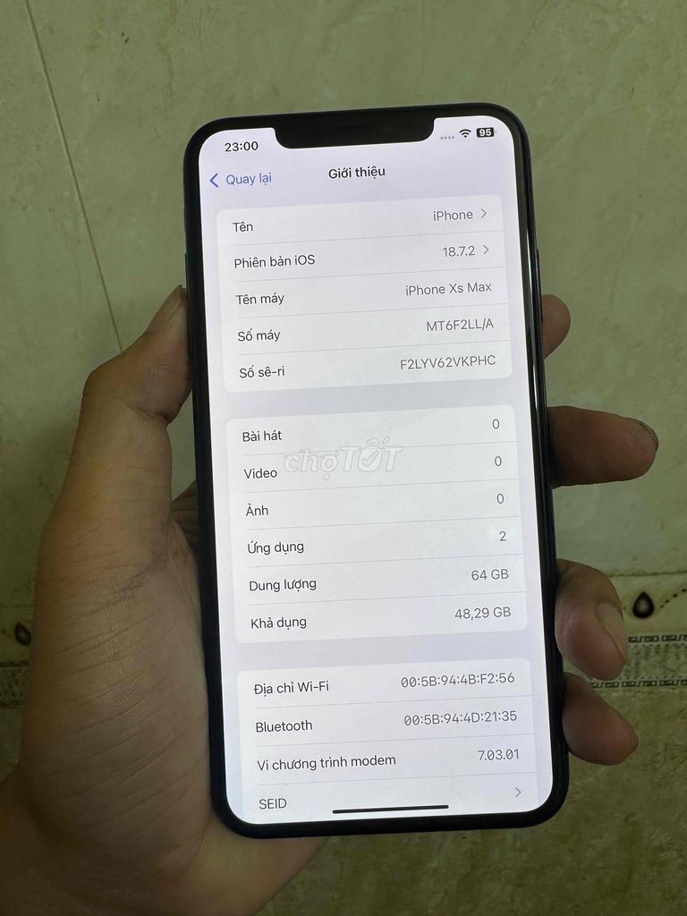 iphone xs max. Mua bán Điện thoại tại Quận 10 Tp Hồ Chí Minh được đăng bởi nguyễn lượng hình 1