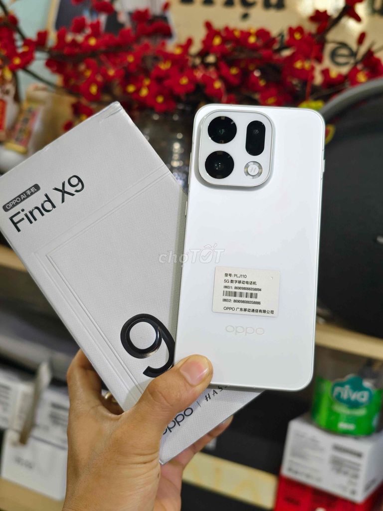 Oppo Find X9 5G fullbox 12/256GB êm bền đẹp. Mua bán Điện thoại tại Quận Bình Tân Tp Hồ Chí Minh được đăng bởi Triệu Phúc hình 1
