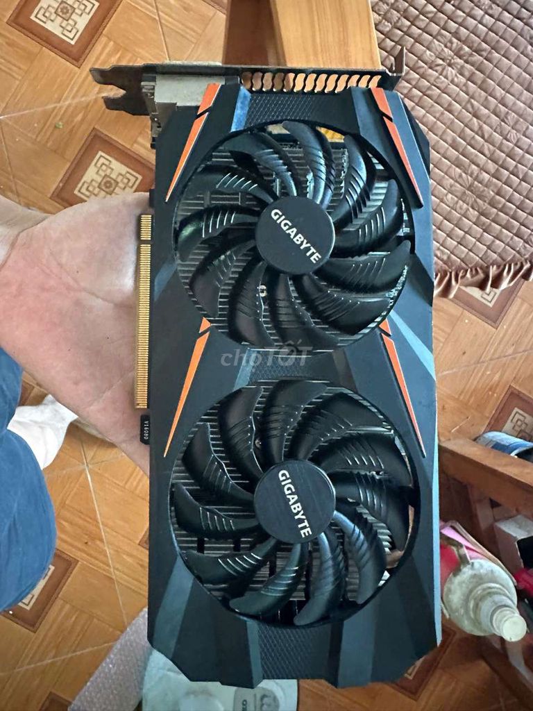 Card đồ họa Gigabyte GTX 1060 Đen. Mua bán Linh kiện (RAM, Card...) tại Huyện An Lão Hải Phòng được đăng bởi Ngọc Luân Ninh hình 1