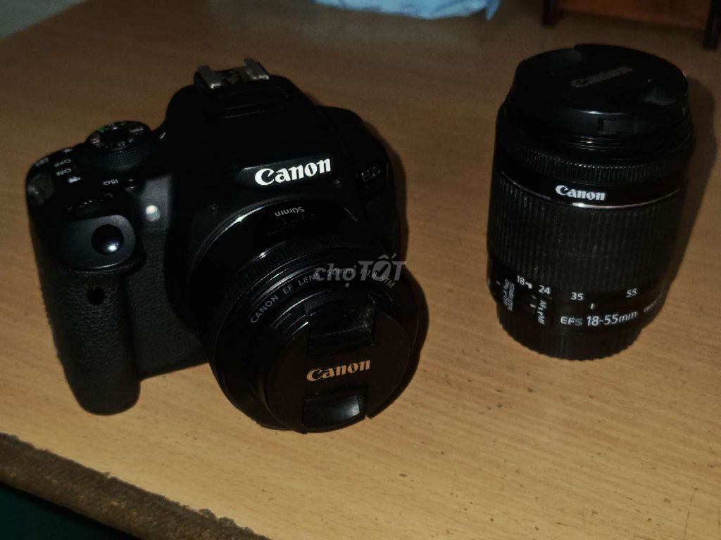 canon 700D + 2 lens. Mua bán Máy ảnh, Máy quay tại Quận Ba Đình Hà Nội được đăng bởi Trần Đức Ngọc Minh hình 1